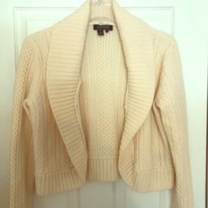 Cream Ralph Lauren cropped Sweater